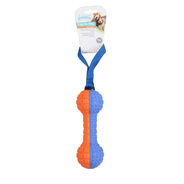 Pawise Squeaky Foam Dummbell Handle Köpek Oyuncağı