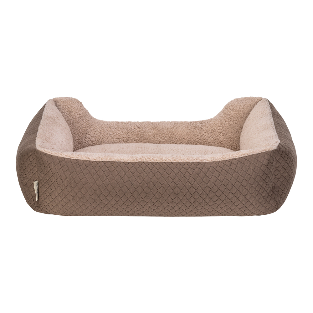 Pet Comfort Bravo Duo Köpek Yatağı Kahverengi/Bej M 75x60cm