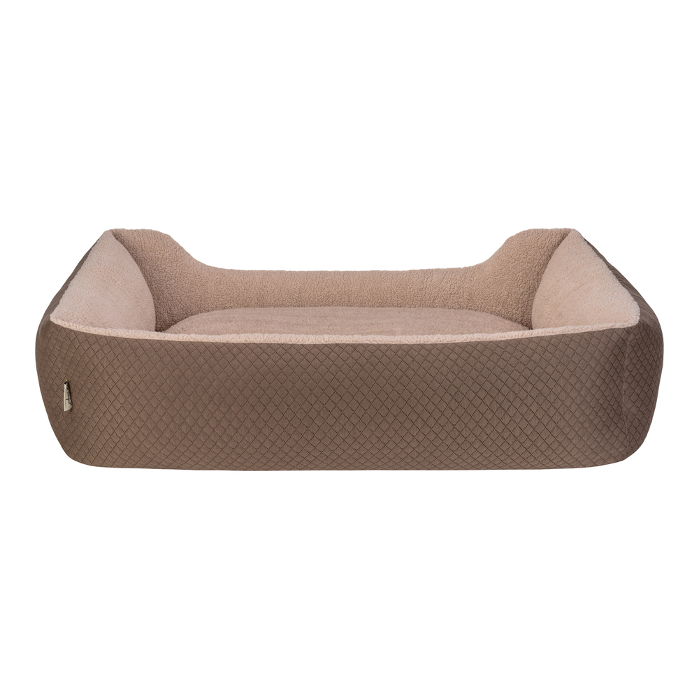 Pet Comfort Bravo Duo Köpek Yatağı Kahverengi/Bej XL 105x80cm