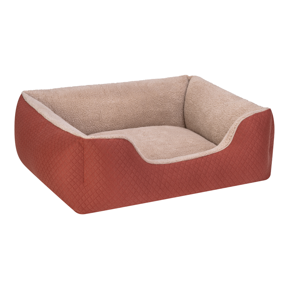 Pet Comfort Bravo Duo Köpek Yatağı Tarçın/Bej L 90x70cm