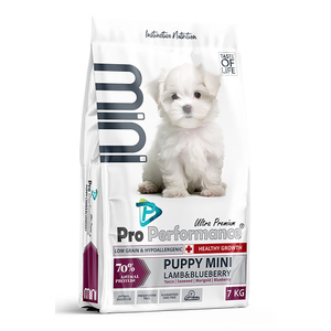 Pro Performance Kuzu Etli ve Yaban Mersinli Küçük Irk Yavru Köpek Maması 7 Kg