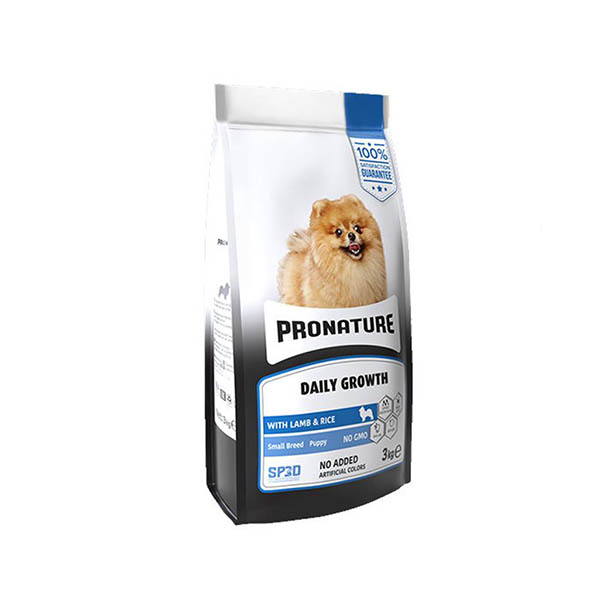 Pronature Küçük Irk Yavru Kuru Köpek Maması (Daily GRowth) Kuzu Etli ve Pirinçli 3KG