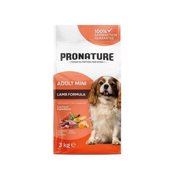 Pronature Küçük Irk Yetişkin Kuru Köpek Maması (Daily Protect) Kuzu Etli ve Pirinçli 3KG