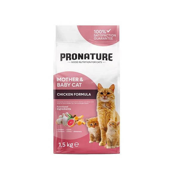 Pronature Mother & Baby Kuru Kedi Maması Tavuk Etli 1,5KG