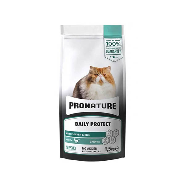 Pronature Yetişkin Kuru Kedi Maması (Daily Protect) Tavuk Etli ve Pirinçli 1,5KG