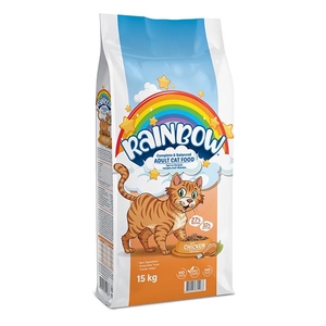 Rainbow Tavuklu Yetişkin Kedi Maması 15 Kg - Thumbnail