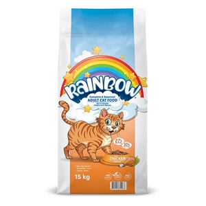 Rainbow Tavuklu Yetişkin Kedi Maması 15 Kg - Thumbnail