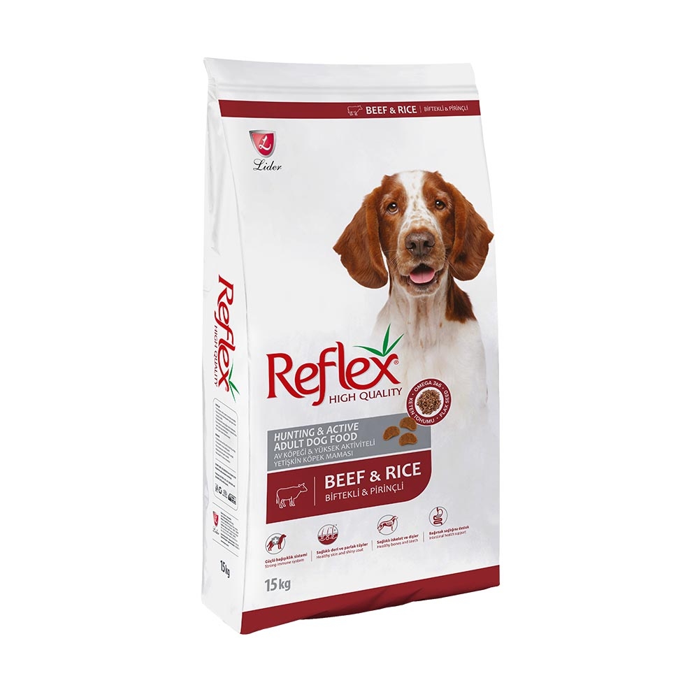 Reflex High Energy Biftekli Yetişkin Köpek Maması 15 Kg