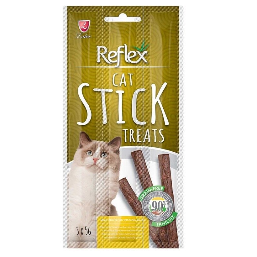 Reflex Hindili Kuzulu Kedi Ödül Çubuğu 5 Gr x 3 Adet