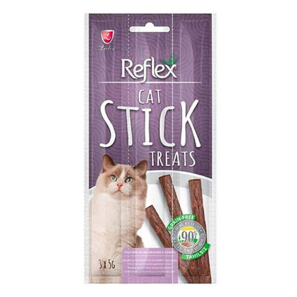 Reflex Kümes Hayvanlı Kedi Ödül Çubuğu 3 x 5 gr - 1