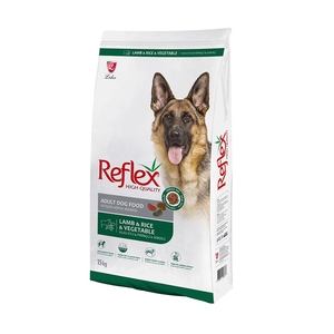 Reflex Kuzulu Pirinçli ve Sebzeli Köpek Maması 15 Kg - Thumbnail