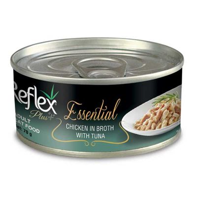 Reflex Plus Essential Tavuklu ve Ton Balıklı Kedi Konservesi 70gr