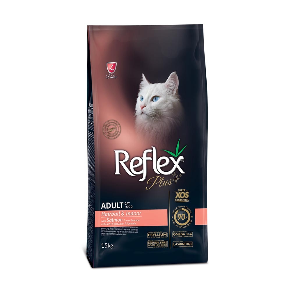 Reflex Plus Hairball Somonlu Yetişkin Kedi Maması 15 Kg