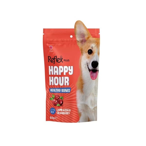 Reflex Plus Happy Hour Sağlıklı Kemikler İçin Destekleyici Köpek Ödül Maması 60 gr