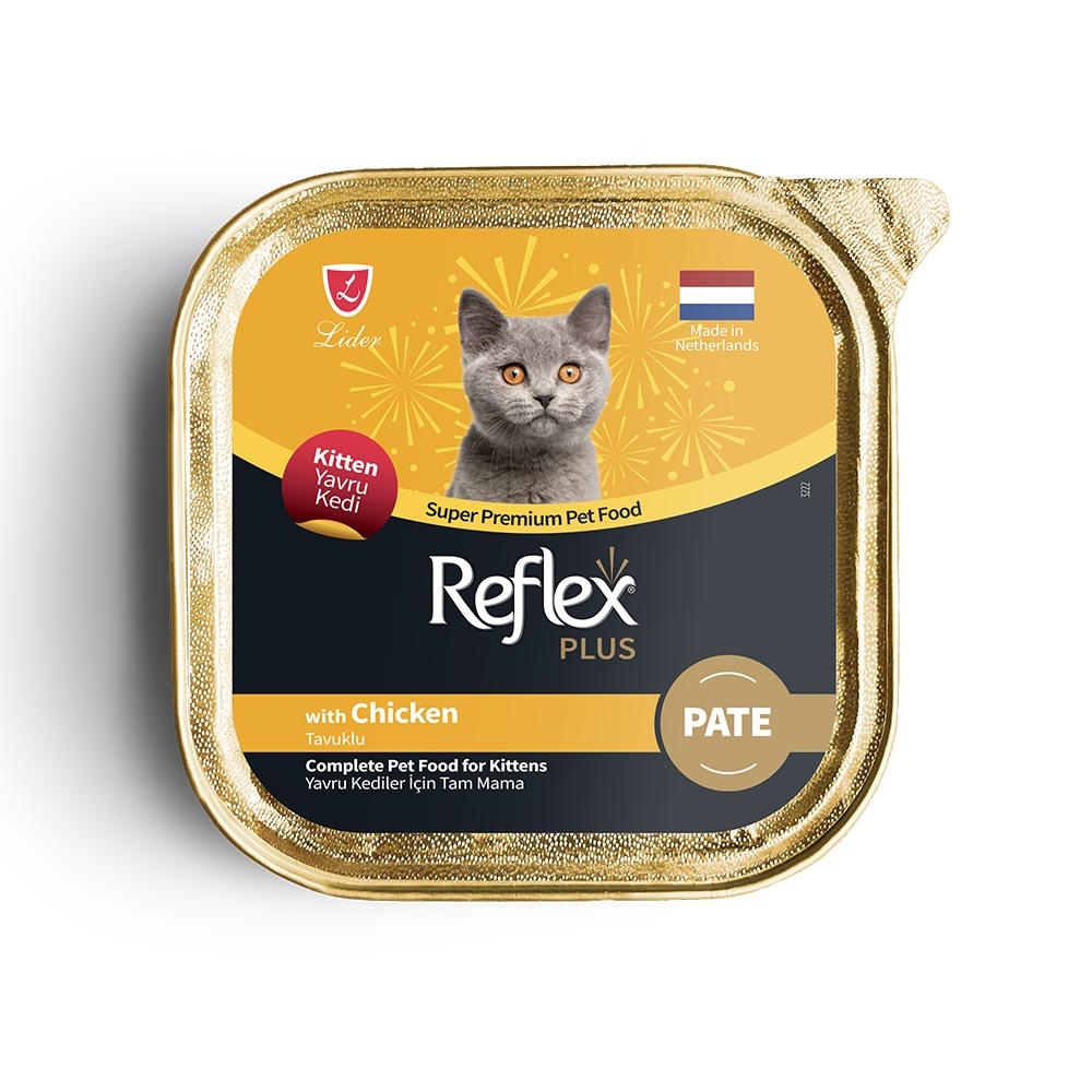 Reflex Plus Pate Tavuklu Yavru Kedi Konservesi 85 GR