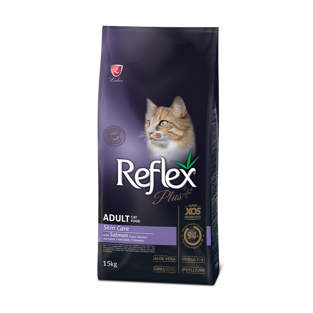 Reflex Plus Skin Care Somonlu Yetişkin Kedi Maması 15 Kg