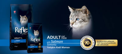 Reflex Plus Somon Balıklı Kedi Maması 15 KG