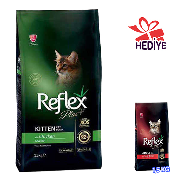 Reflex Plus Tavuklu Yavru Kedi Maması 15 KG