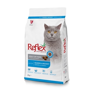 Reflex Somonlu ve Hamsili Yetişkin Kedi Maması 2 Kg - Thumbnail