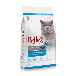 Reflex Somonlu ve Hamsili Yetişkin Kedi Maması 2 Kg - Thumbnail