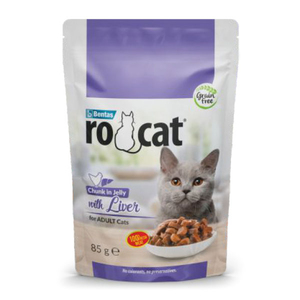 Ro-Cat Ciğerli Yetişkin Yaş Kedi Maması 85 Gr - Thumbnail