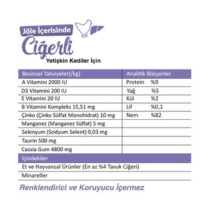 Ro-Cat Ciğerli Yetişkin Yaş Kedi Maması 85 Gr - Thumbnail