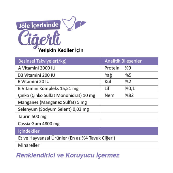 Ro-Cat Ciğerli Yetişkin Yaş Kedi Maması 85 Gr