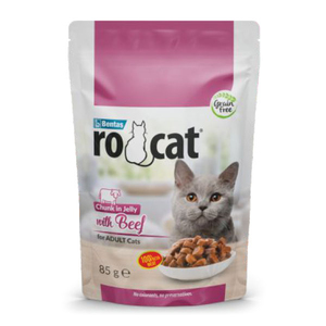 Ro-Cat Sığır Etli Yetişkin Yaş Kedi Maması 85 Gr - Thumbnail