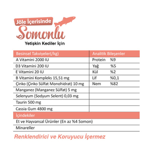 Ro-Cat Somonlu Yetişkin Yaş Kedi Maması 85 Gr - Thumbnail