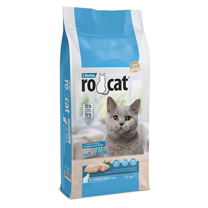 Ro-Cat Sterilised Somonlu Kısırlaştırılmış Kedi Maması 15 Kg - Thumbnail