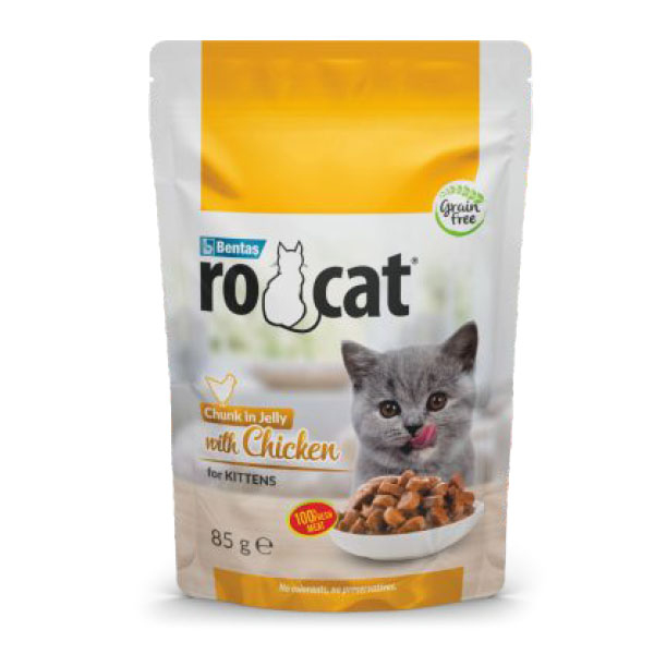 Ro-Cat Tavuklu Yavru Yaş Kedi Maması 85 Gr