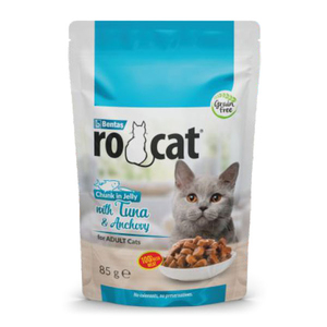 Ro-Cat Ton Balıklı ve Hamsili Yetişkin Yaş Kedi Maması 85 Gr - Thumbnail