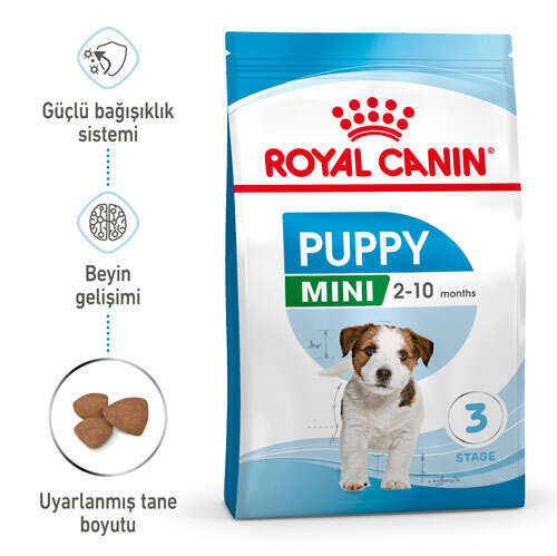 Royal Canin Box Mini Puppy Yavru Köpek Maması 2 Kg + 2 Adet Mini Puppy Yaş Mama Hediyeli