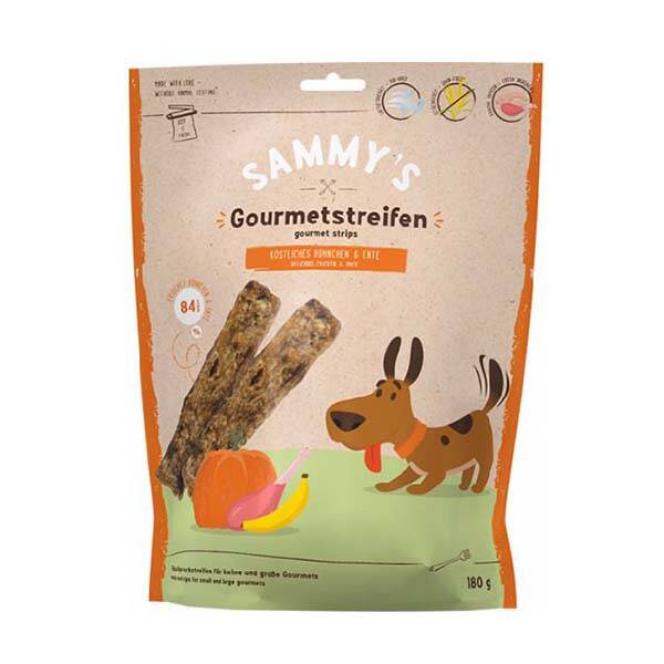 Bosch Sammy's Gourmet Stripes Tavuklu Ördekli Köpek Ödülü 180 gr