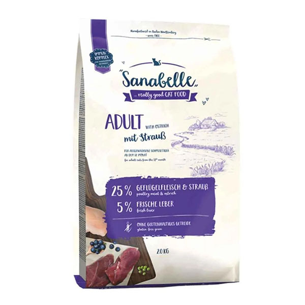 Sanabelle Adult Deve Kuşu Etli Kedi Maması 10 kg