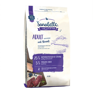 Sanabelle Adult Deve Kuşu Etli Kedi Maması 2 kg - Thumbnail