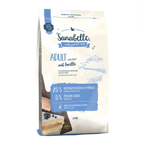 Sanabelle Glutensiz Balıklı Yetişkin Kedi Maması 2 kg - 1