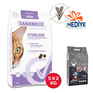 Sanabelle Tahılsız Kısırlaştırılmış Kedi Maması 10 kg - 2