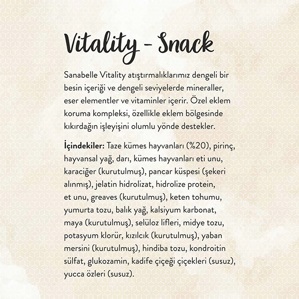 Sanabelle Vitality Kedi Ödül Maması 20 GR 