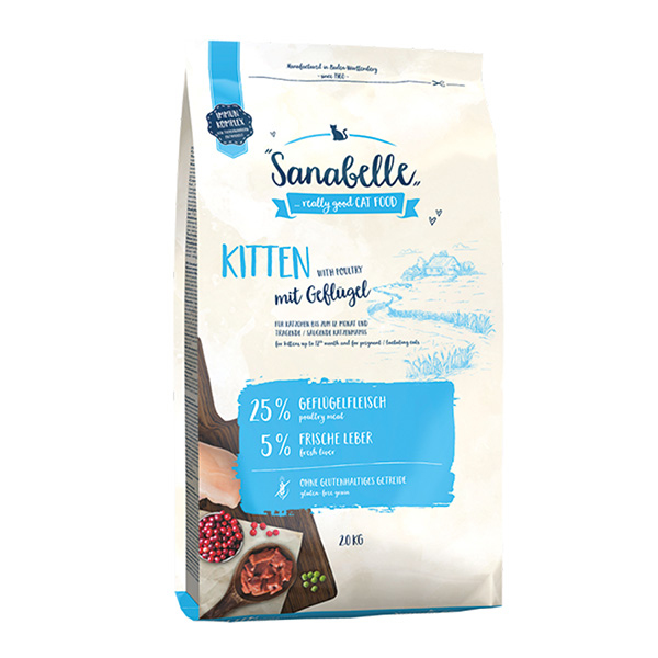 Sanabelle Kitten Tahılsız Yavru Kedi Maması 10 KG