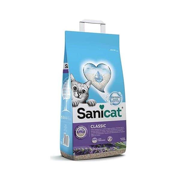 Sanicat Classic Lavanta Kokulu Kedi Kumu 10 Lt