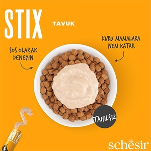 Schesir Stix Tavuklu Sıvı Kedi Ödülü 6x15 Gr - Thumbnail