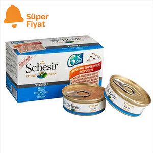Schesir Ton Balıklı Yaş Kedi Maması 50 GR * 6 Adet