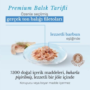 Schesir Ton ve Barbunya Balıklı Kedi Konservesi 85 Gr - Thumbnail