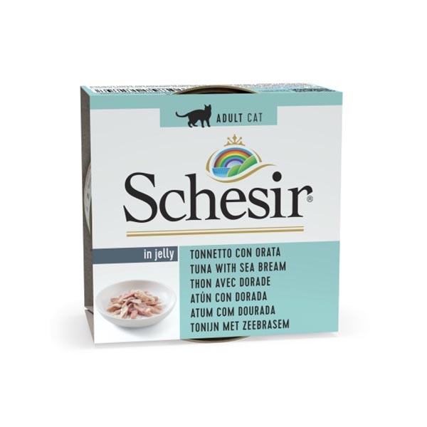 Schesir Ton ve Çipura Balıklı Kedi Konservesi 85 Gr