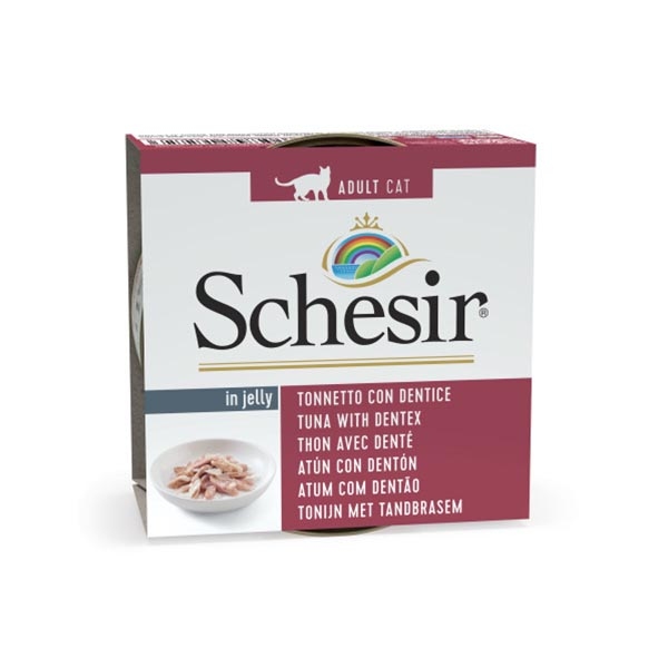 Schesir Ton ve Dentex Balıklı Kedi Konservesi 85 Gr