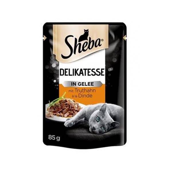 Sheba Hindi Etli Kedi Yaş Maması 85 gr