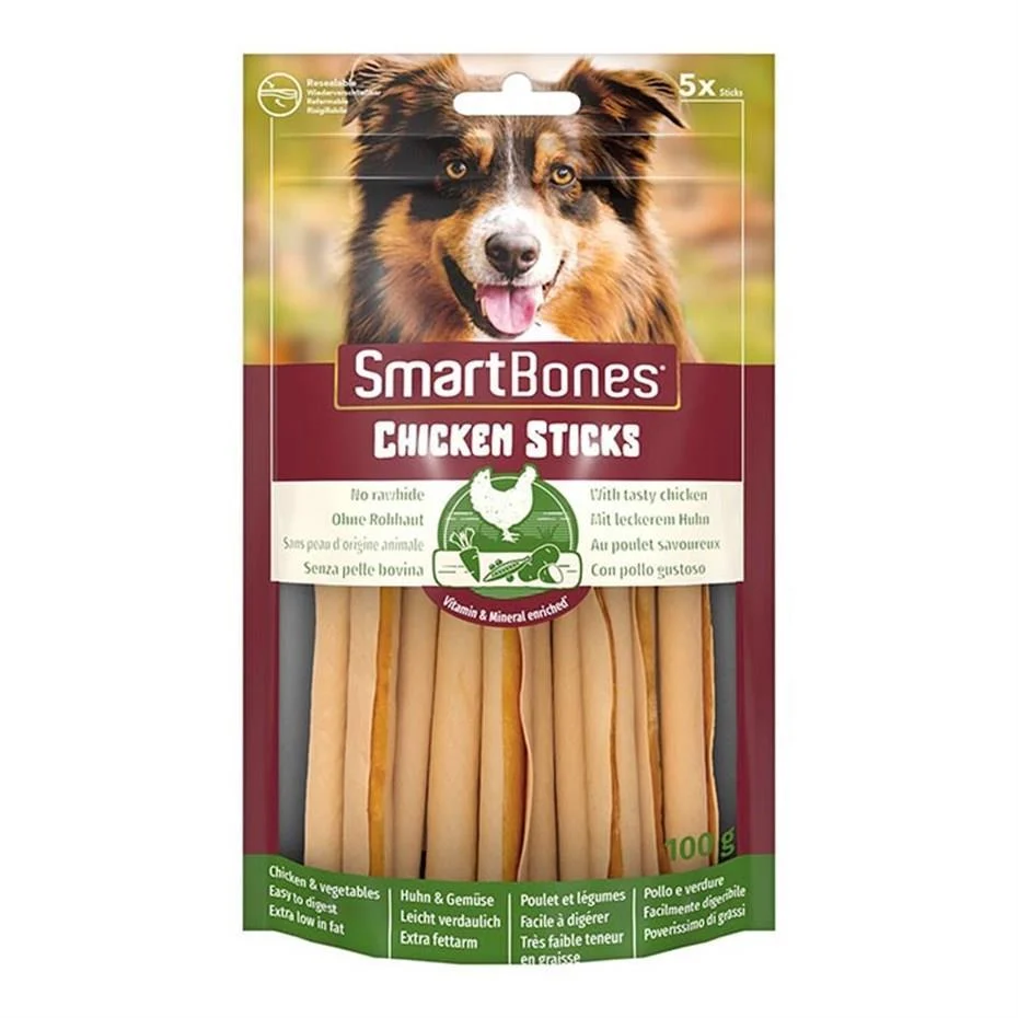 Smart Bones Tavuklu Stick Köpek Ödülü 5li 100 Gr