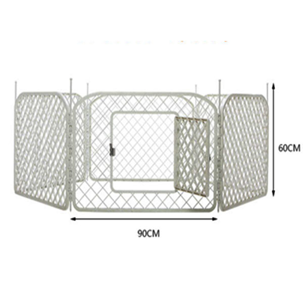 Strong Plastik Köpek Oyun Bahçesi Çiti 6 Panel 90x60cm - 1