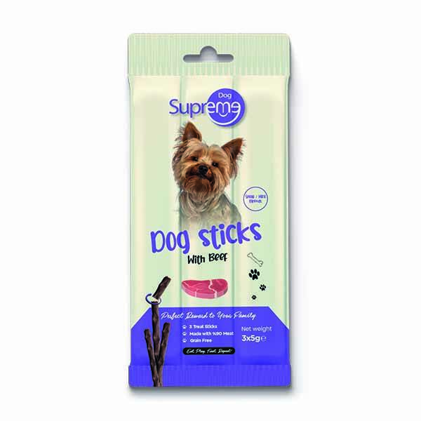 Supreme Sığır Etli Köpek Ödül Çubuğu 3x5 gr